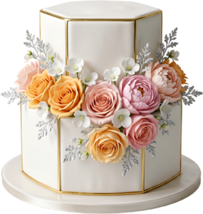 Artistic Brushstroke Wedding Cake in semi-naked style with peach florals and eucalyptus PNG Clipart 16 - Artistic Brushstroke Wedding Cake in semi-naked style with peach florals and eucalyptus PNG Clipart Free PNG Download