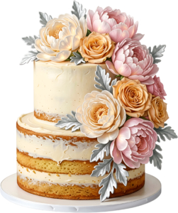 Artistic Brushstroke Wedding Cake in semi-naked style with peach florals and eucalyptus PNG Clipart 13 - Artistic Brushstroke Wedding Cake in semi-naked style with peach florals and eucalyptus PNG Clipart Free PNG Download