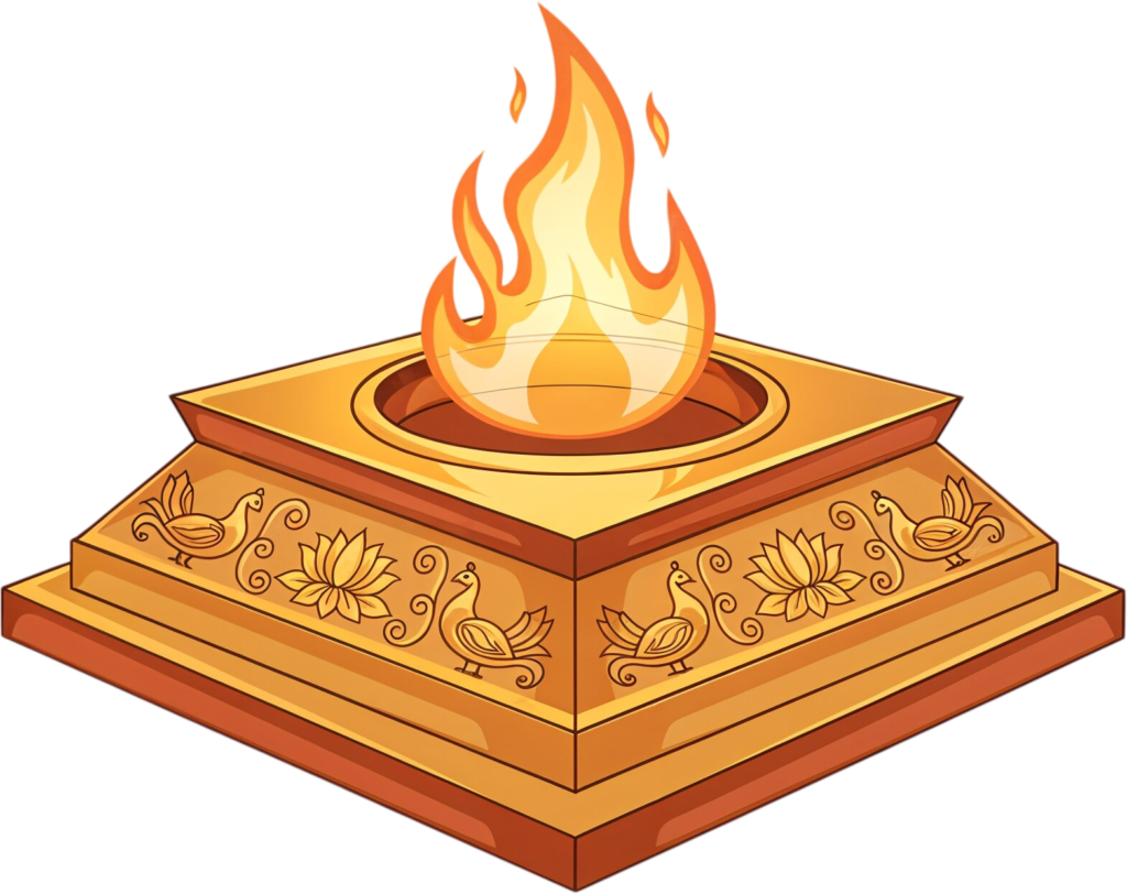 Intricately carved golden havan kund, a stunning spiritual illustration PNG 1 - Intricately carved golden havan kund, a stunning spiritual illustration PNG Free PNG Download