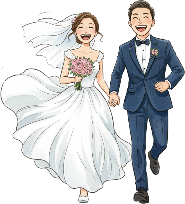 Elegant Watercolor Western Wedding Couple Illustration PNG Clipart for Romantic Marriage Invitations and Custom Bridal Stationery Design 1 - Elegant Watercolor Western Wedding Couple Illustration PNG Clipart for Romantic Marriage Invitations and Custom Bridal Stationery Design Free PNG Download